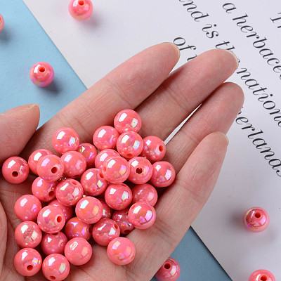 Opaque Acrylic Beads MACR-S370-D10mm-A04-1
