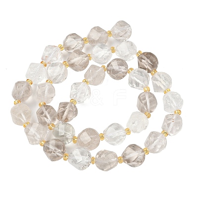 Natural Quartz Crystal Beads Strands G-U023-A07-01-1