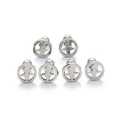 Tarnish Resistant 201 Stainless Steel Barbell Cartilage Earrings LS-EJEW-R147-33-1