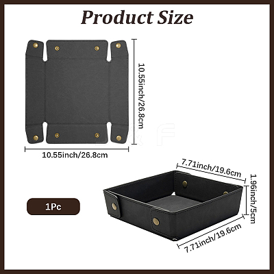 PU Leather Storage Trays ODIS-WH20013-03A-02-1