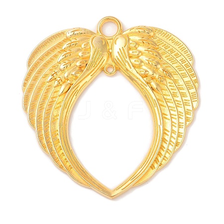 Tibetan Style Alloy Wing Large Pendants LS-TIBEP-S100-G-RS-1