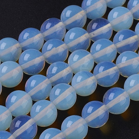 Opalite Beads Strands G-D855-15-10mm-1