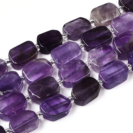 Natural Amethyst Beads Strands G-T138-06-1