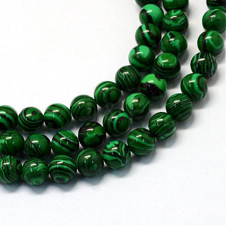 Synthetic Turquoise Gemstone Bead Strands TURQ-S280-6mm-03-1