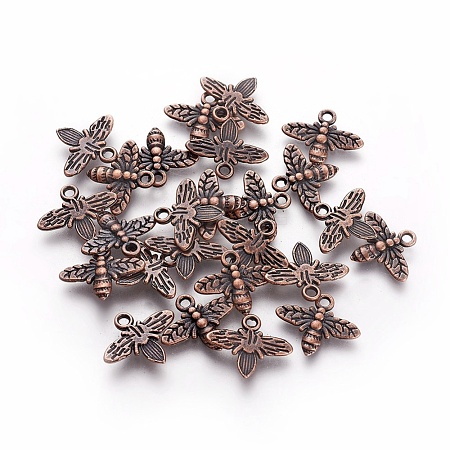 Tibetan Style Alloy Pendants TIBEP-A100604-R-LF-1