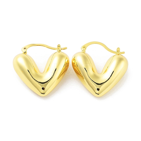 Real 18K Gold Plated Brass Hoop Earrings X-KK-R150-01C-1