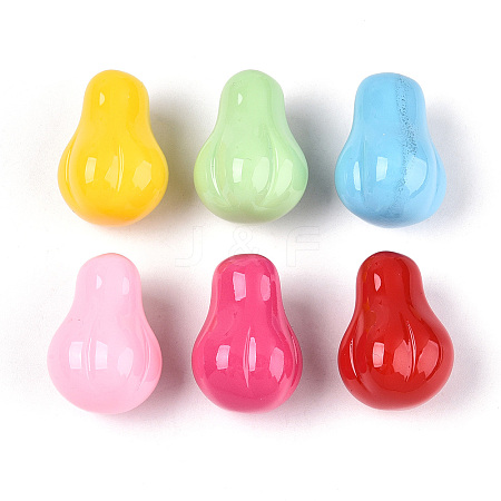 Opaque Acrylic Beads OACR-N146-08-1