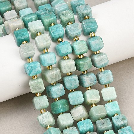 Natural Amazonite Beads Strands G-F832-A04-01-1