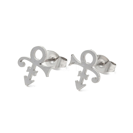 Non-Tarnish 304 Stainless Steel Stud Earrings LS-EJEW-K285-02P-1