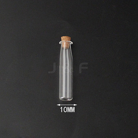 Mini High Borosilicate Glass Bottle Bead Containers X1-BOTT-PW0001-261O-1
