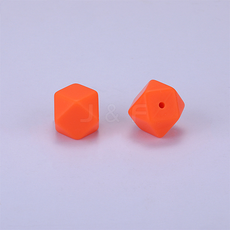 Hexagonal Silicone Beads SI-JX0020A-37-1