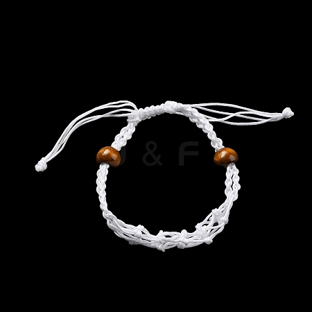 4Pcs Nylon Braided Bracelet BJEW-SZ0002-49C-1
