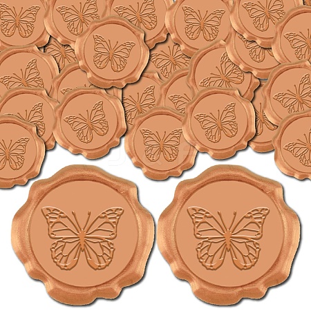 100Pcs Adhesive Wax Seal Stickers DIY-CP0011-01A-1
