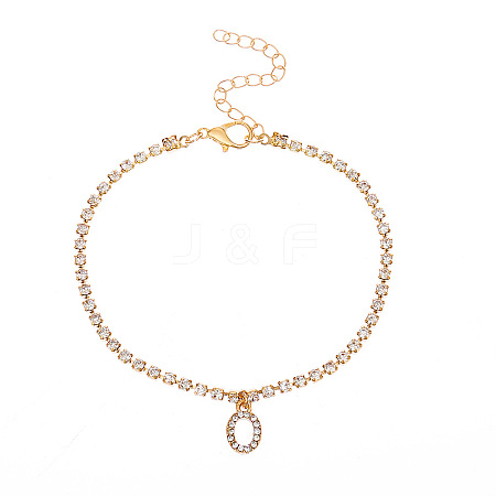 Fashionable and Creative Rhinestone Anklet Bracelets DA6716-15-1