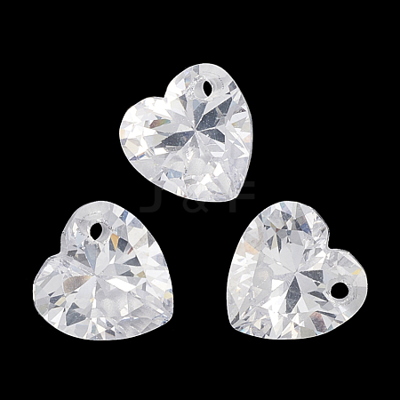 Cubic Zirconia Charms ZIRC-N034-12-1