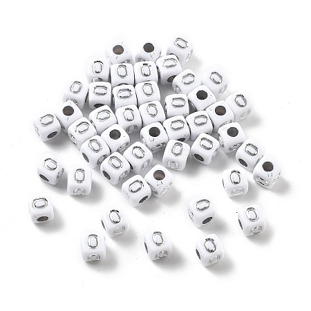 Opaque Acrylic Beads OACR-D282-06O-1