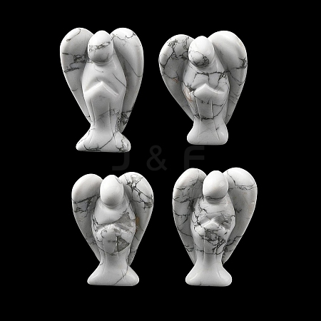Synthetic Howlite Carved Angle Figurines GG-CBA9C2C-A35-1
