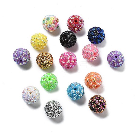 Opaque Acrylic Beads OACR-A035-01-1