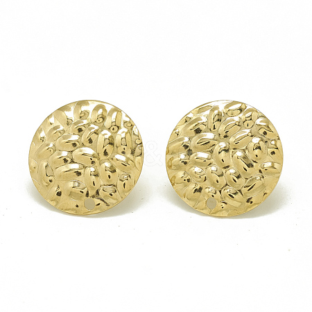 304 Stainless Steel Stud Earring Findings STAS-Q225-02G-1