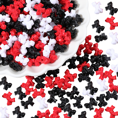 500Pcs Opaque Acrylic Beads SACR-PA0001-21E-1