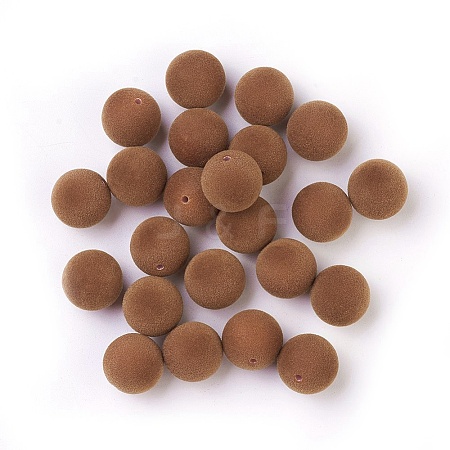 Flocky Acrylic Beads LS-X-OACR-I001-16mm-L02-1