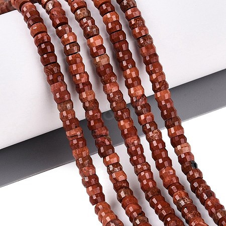 Natural Red Jasper Beads Strands G-Q606-46A-11-1