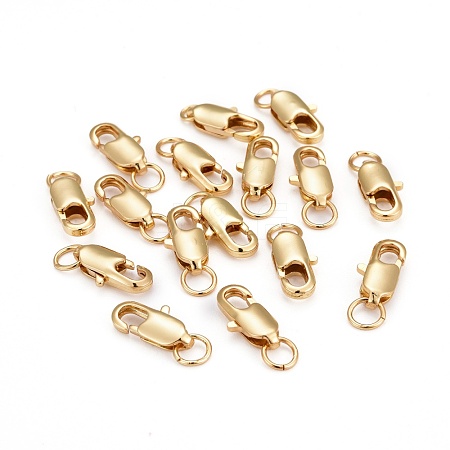 Grade AAA Brass Lobster Claw Clasps KK-O093-32-NR-1