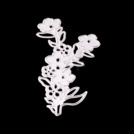 Flower Frame Metal Cutting Dies Stencils DIY-WH0050-14-1