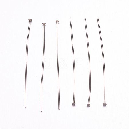 Tarnish Resistant 304 Stainless Steel Flat Head Pins LS-STAS-H358-03B-1