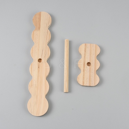Wood Headband Holders ODIS-WH0043-301A-1