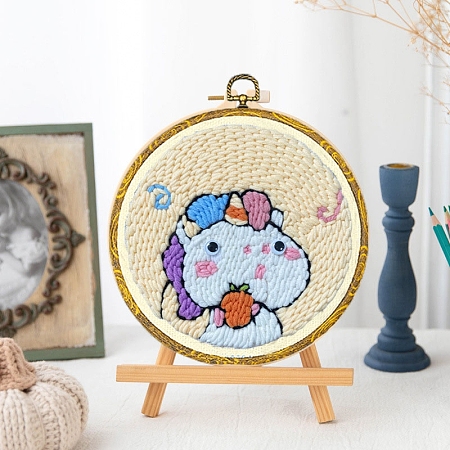 DIY Punch Embroidery Beginner Kits PW-WG3DC73-07-1