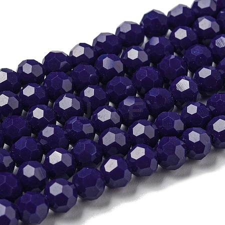 Opaque Glass Beads Stands LS-EGLA-A035-P6mm-D09-1