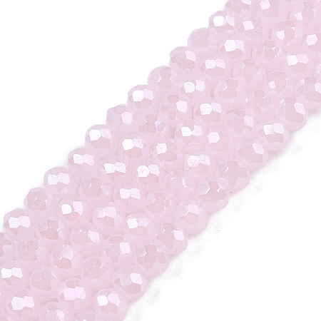 Electroplate Glass Beads Strands LS-EGLA-A044-J4mm-A02-1