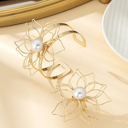 Hollow Flower Iron Cuff Bangles & Rings Sets FS-WGA02DC-01-1
