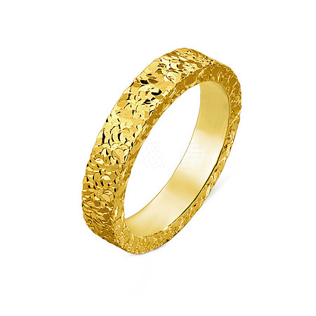 Brass Crushed Ice Pattern Finger Rings FS-WG1F485-01-1