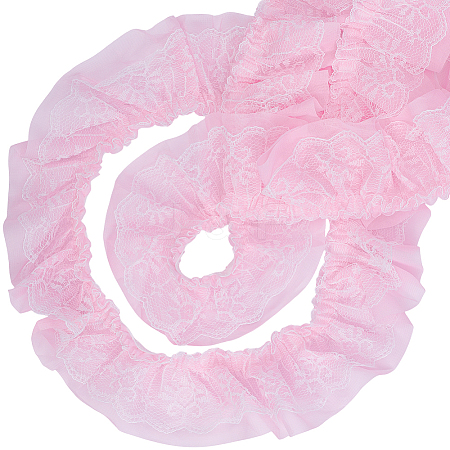 10 Yards Polyester Lace Ribbon OCOR-GF0006-25C-1