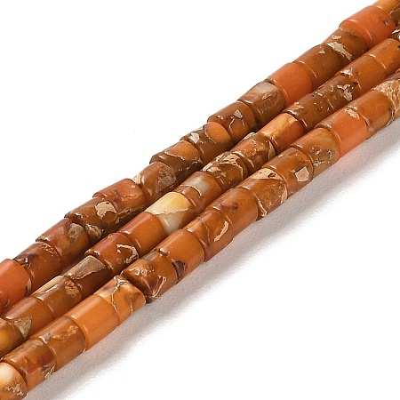 Synthetic Regalite/Imperial Jasper/Sea Sediment Jasper Beads Strands G-F765-E04-01-1