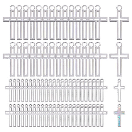 100Pcs 2 Styles Alloy Pendants FIND-FG0005-13-1