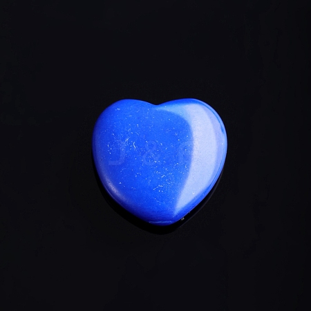 Synthetic Turquoise Love Heart Stone PW-WG32553-02-1