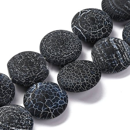 Natural Weathered Agate Beads Strands G-G177-C02-01-1