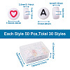 1500Pcs 30 Style Acrylic Beads SACR-PJ0001-02-11