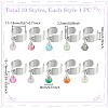 304 Stainless Steel Open Cuff Rings RJEW-UN00029-3