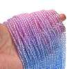 Transparent Painted Glass Beads Strands LS-DGLA-A034-T3mm-A08-2