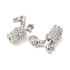 Brass Micro Pave Cubic Zirconia Pendants KK-Z120-29P-2