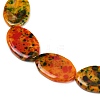 Dyed Natural Agate Beads Strands G-U029-F01-4