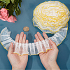 Gorgecraft Polyester Pleated Lace Trims SRIB-GF0001-31A-3