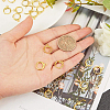 Brass Huggie Hoop Earring Findings KK-BC0005-28G-3