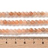 Natural Multi-Moonstone Beads Strands G-F828-A01-4mm-5