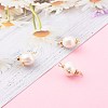 Natural Cultured Freshwater Pearl Pendants PALLOY-JF00673-01-4