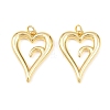 Brass Pendants KK-C162-053G-1